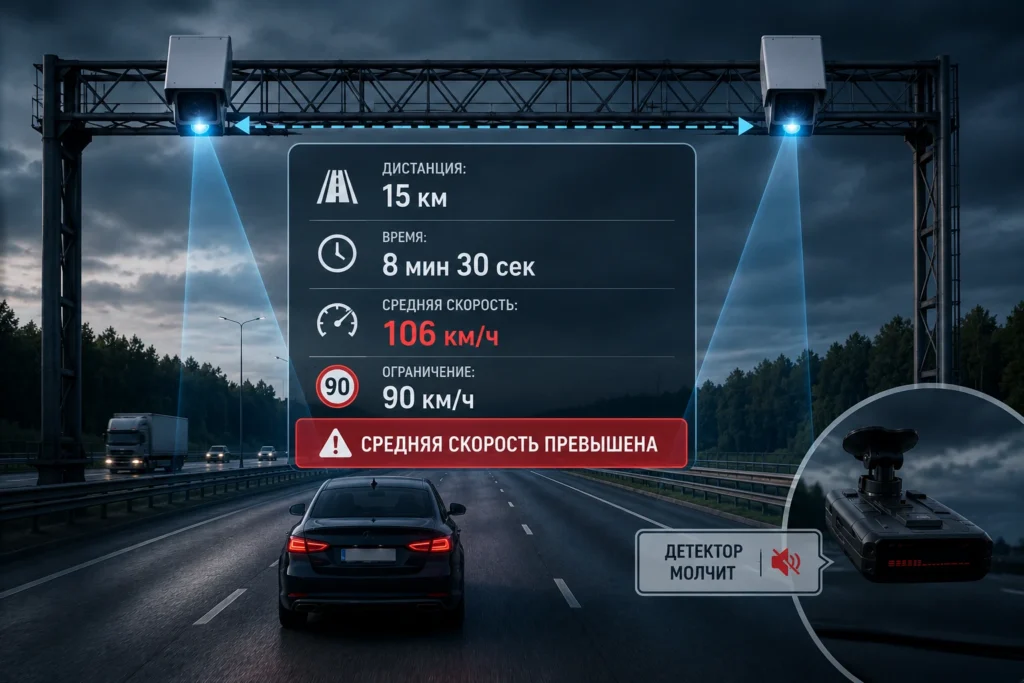 Что такое «Автодория» и как работает контроль средней скорости