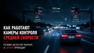 Как работают камеры контроля средней скорости: почему детектор молчит, а штраф приходит