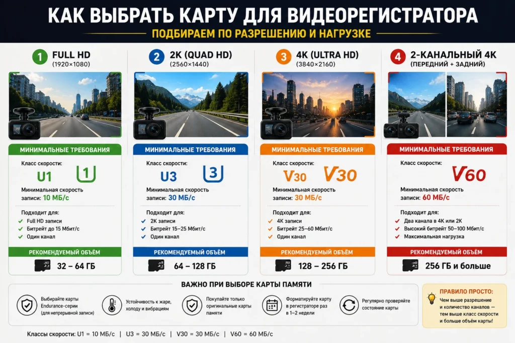 Как выбрать карту для 4K