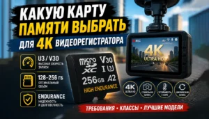 Какую карту памяти выбрать для 4K видеорегистратора: требования, классы, модели