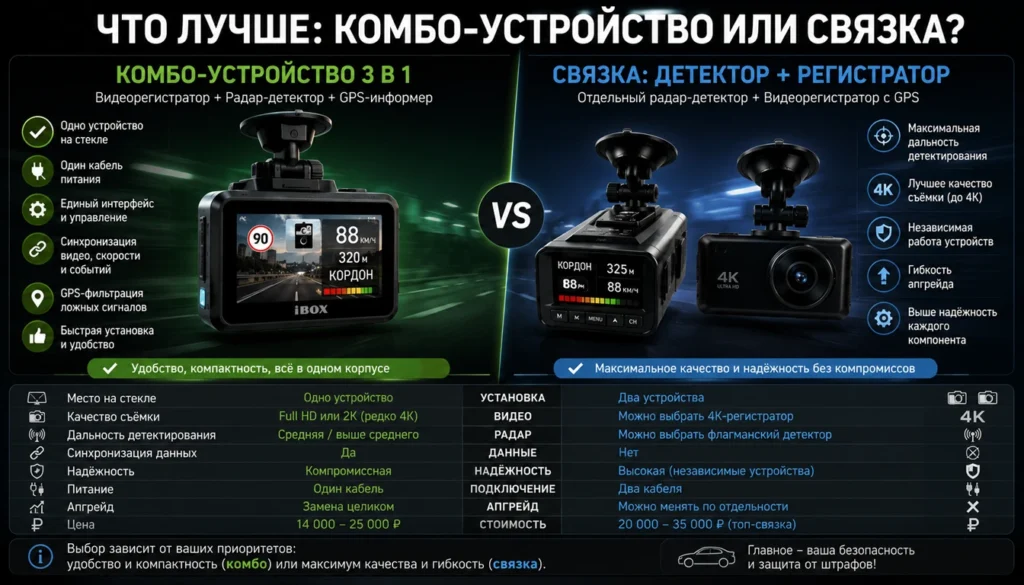 Что лучше: комбо-устройство или связка