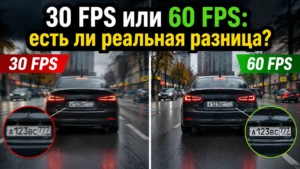 30 FPS или 60 FPS: что лучше для видеорегистратора