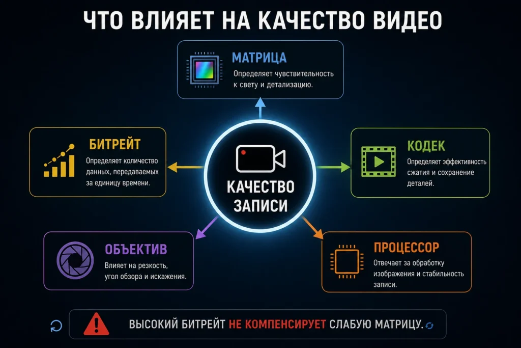 Что влияет на качество видео