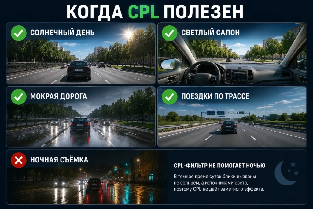 Когда CPL-фильтр действительно нужен