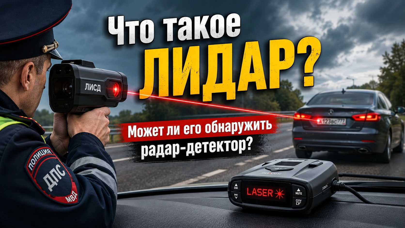 Что такое лазерный радар (ЛИДАР) и может ли его обнаружить радар-детектор