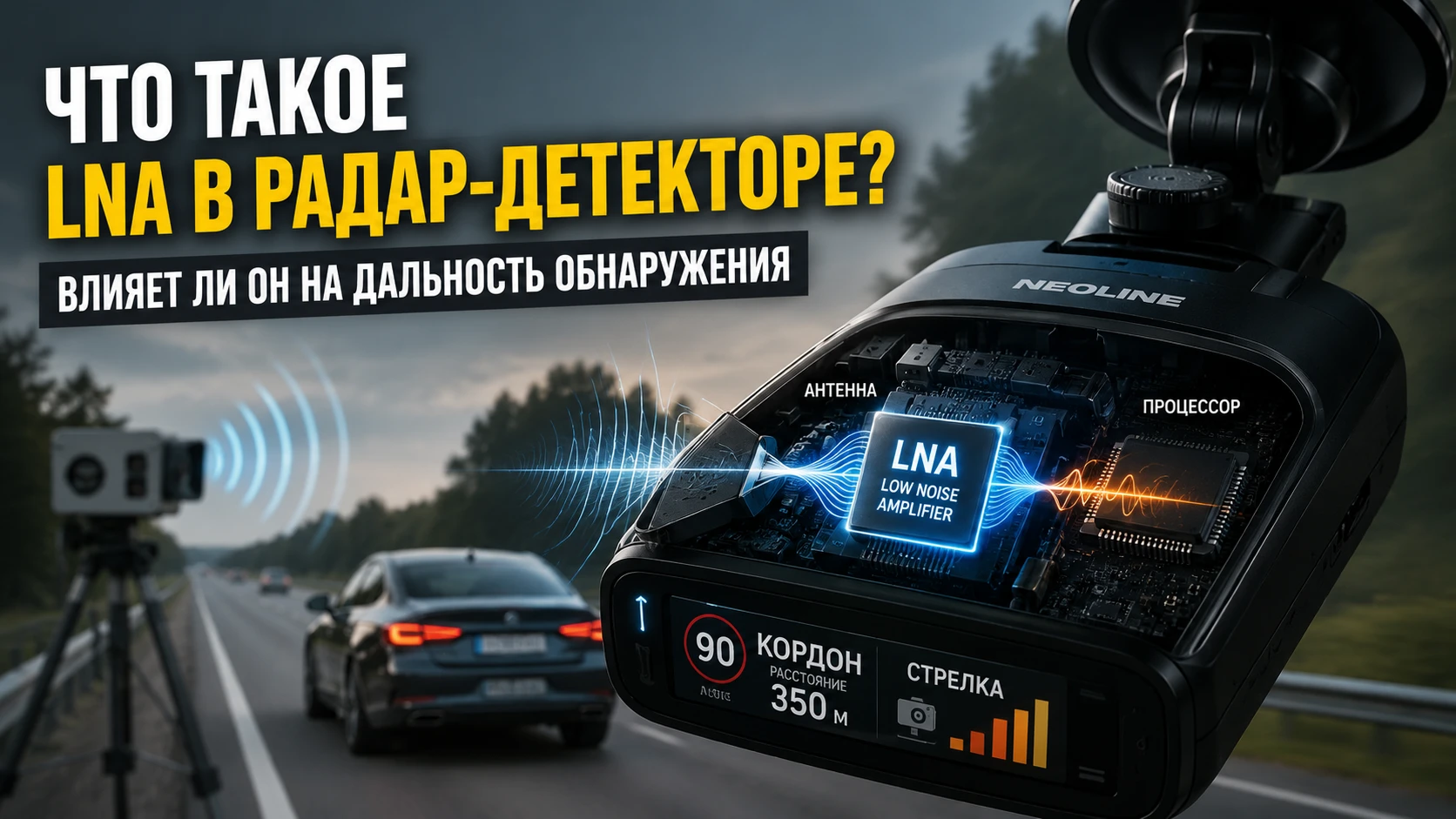 Что такое LNA в радар-детекторе и влияет ли он на дальность обнаружения