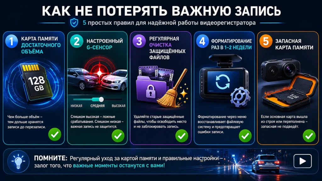 Как не потерять важную запись