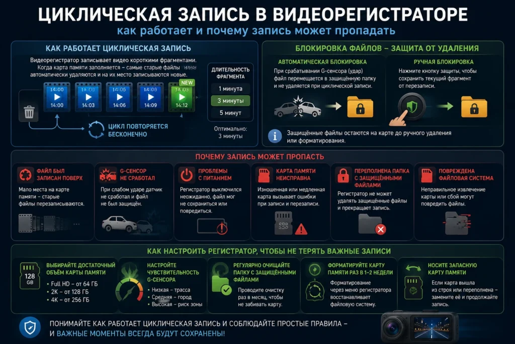 Как работает циклическая запись
