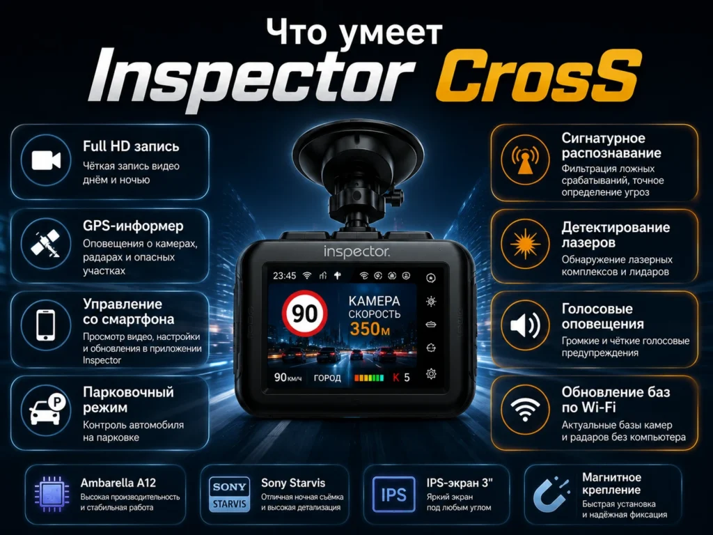 Что умеет Inspector CrosS