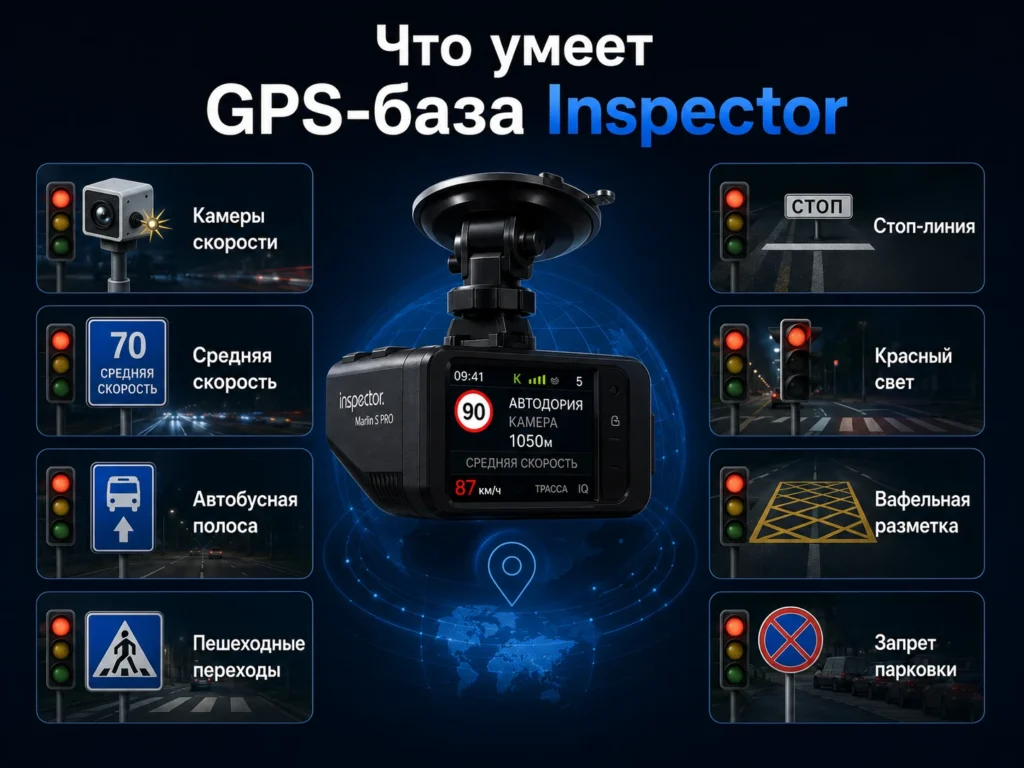 Что умеет GPS-база Inspector