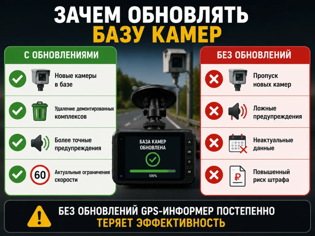 Зачем обновлять базу камер