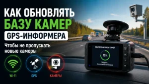Как правильно обновлять базу камер в GPS-информере