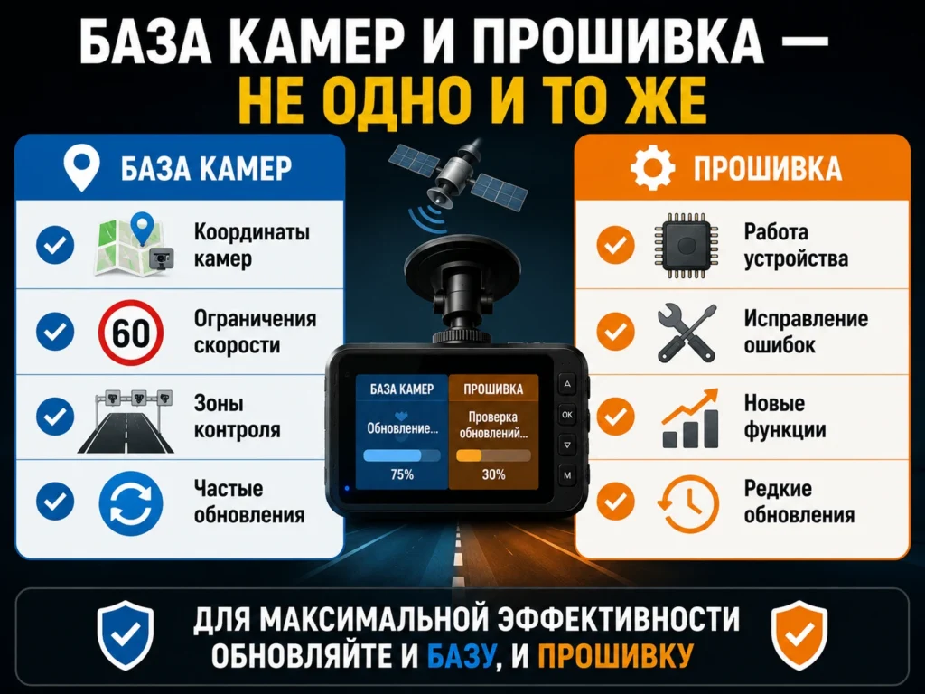 База камер и прошивка — не одно и то же