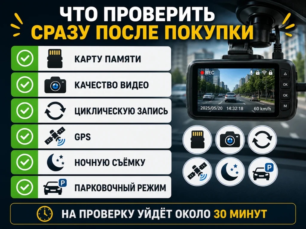 Что проверить сразу после покупки