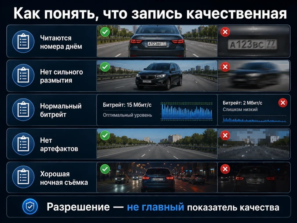Как понять, что запись качественная