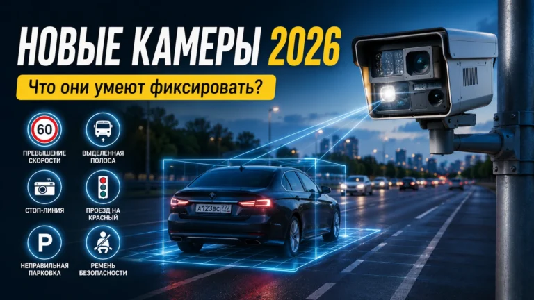 Какие камеры актуальны в 2026 году в России и чем они опасны для водителей
