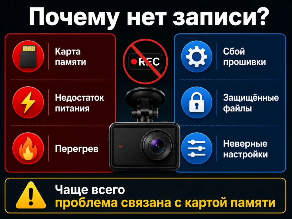 Почему нет записи
