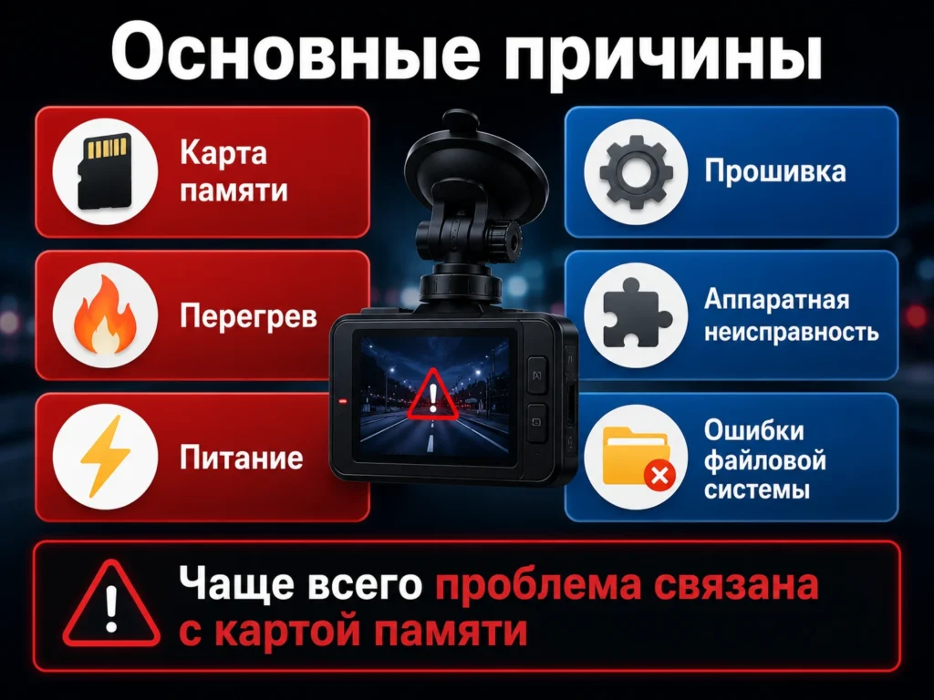 Почему зависает регистратор