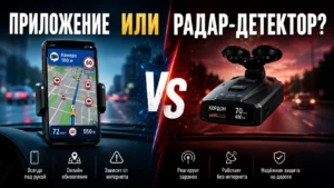 Зачем нужен радар-детектор, если есть приложение-антирадар?