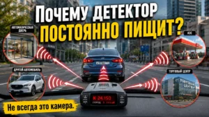 Почему радар-детектор постоянно пищит в городе: основные причины и настройки