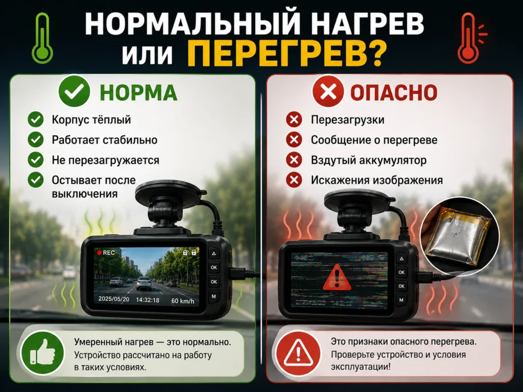 Нормальный нагрев или перегрев?