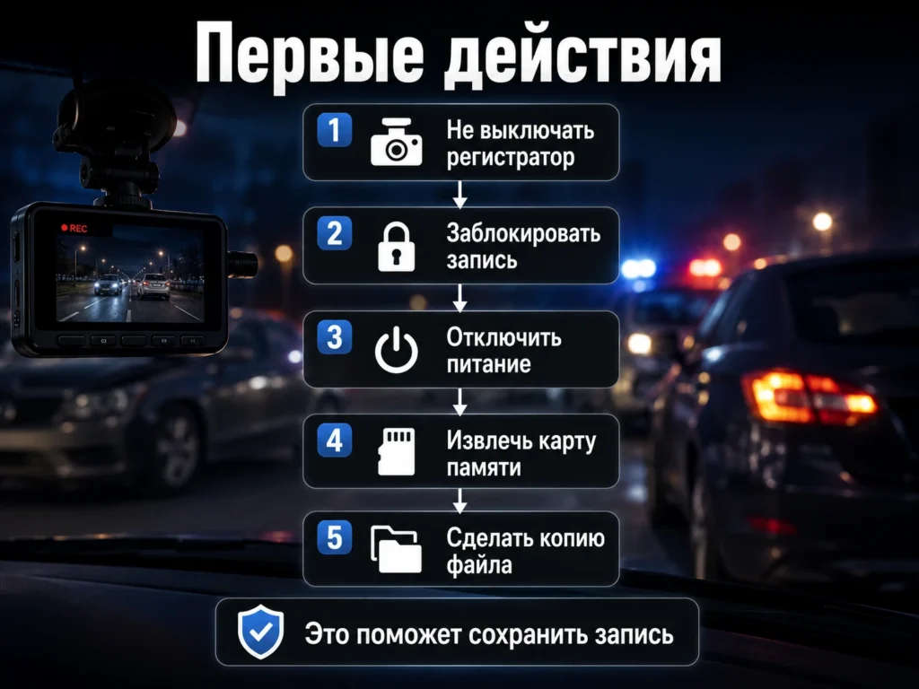 Что делать сразу после ДТП