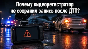 Почему видеорегистратор не сохраняет запись после ДТП: причины и что делать