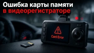 Ошибка карты памяти в видеорегистраторе: что делать