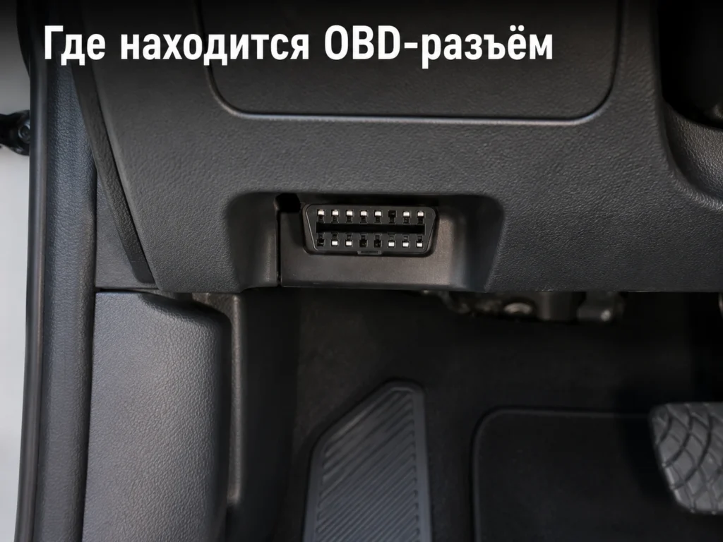 Где находится OBD-разъём