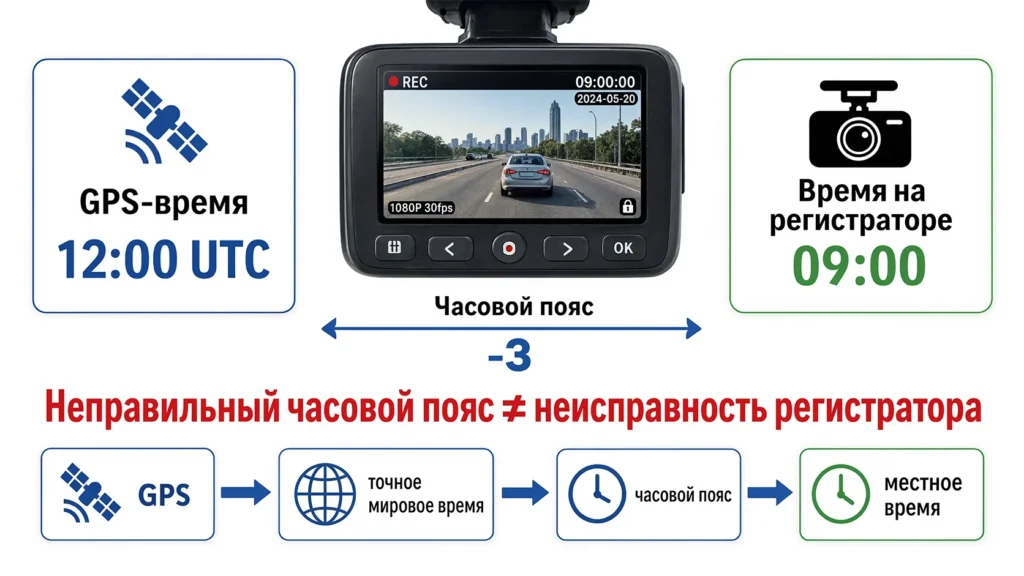 Неправильный часовой пояс