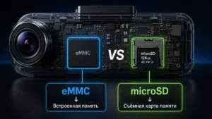 Что такое eMMC-память в видеорегистраторе и чем она отличается от microSD