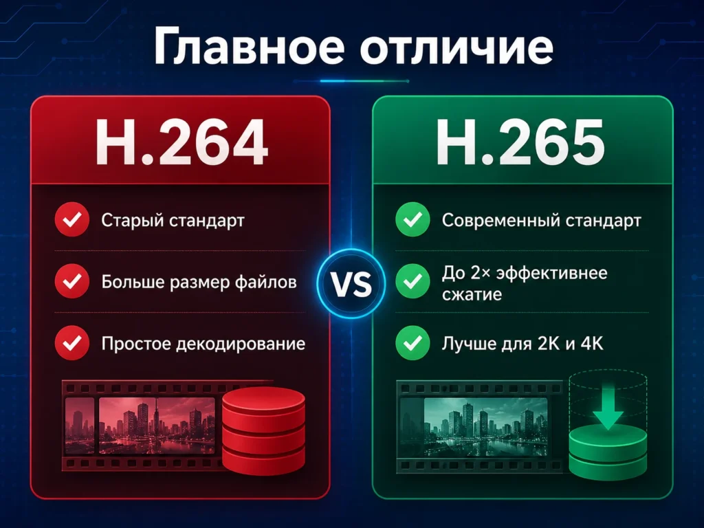 Главное отличие