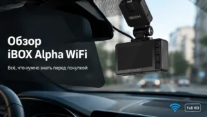 Обзор видеорегистратора iBOX Alpha WiFi: компактный Full HD с магнитным креплением