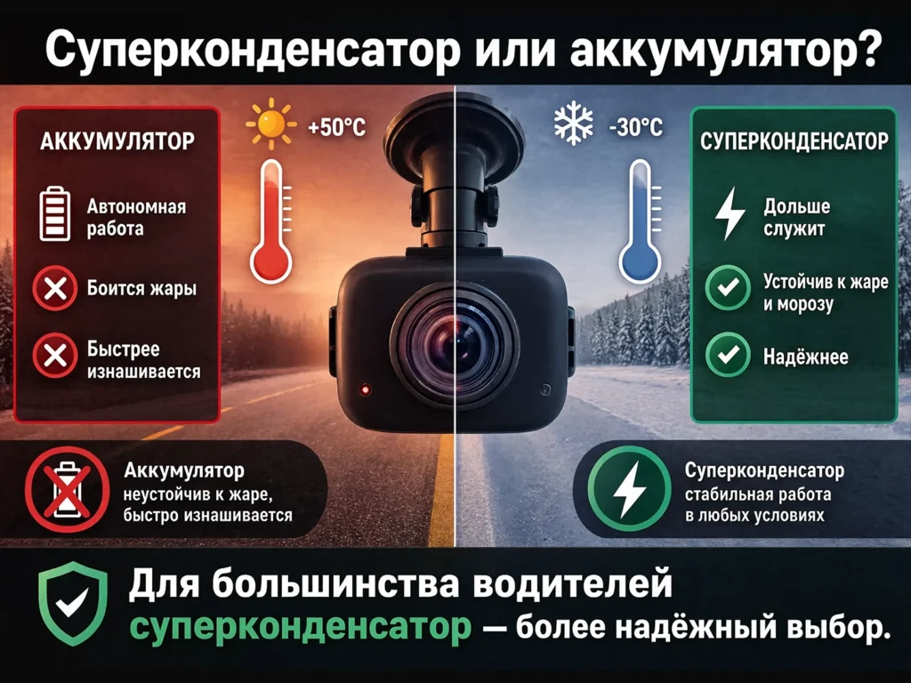 Суперконденсатор или аккумулятор