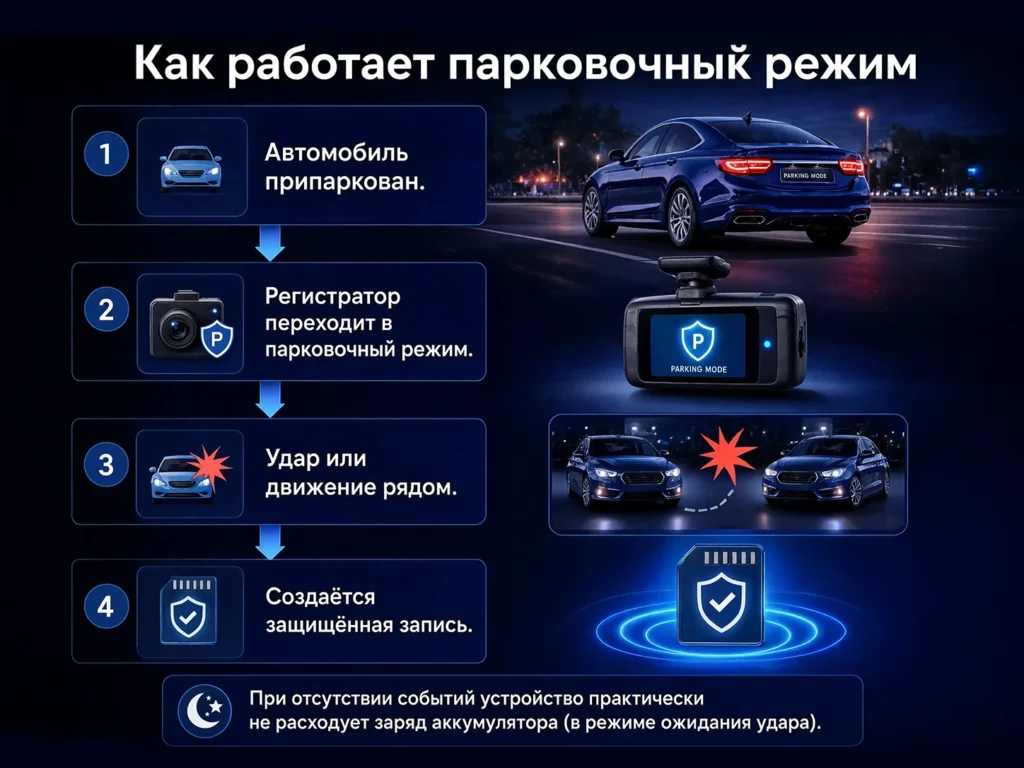 Как работает парковочный режим
