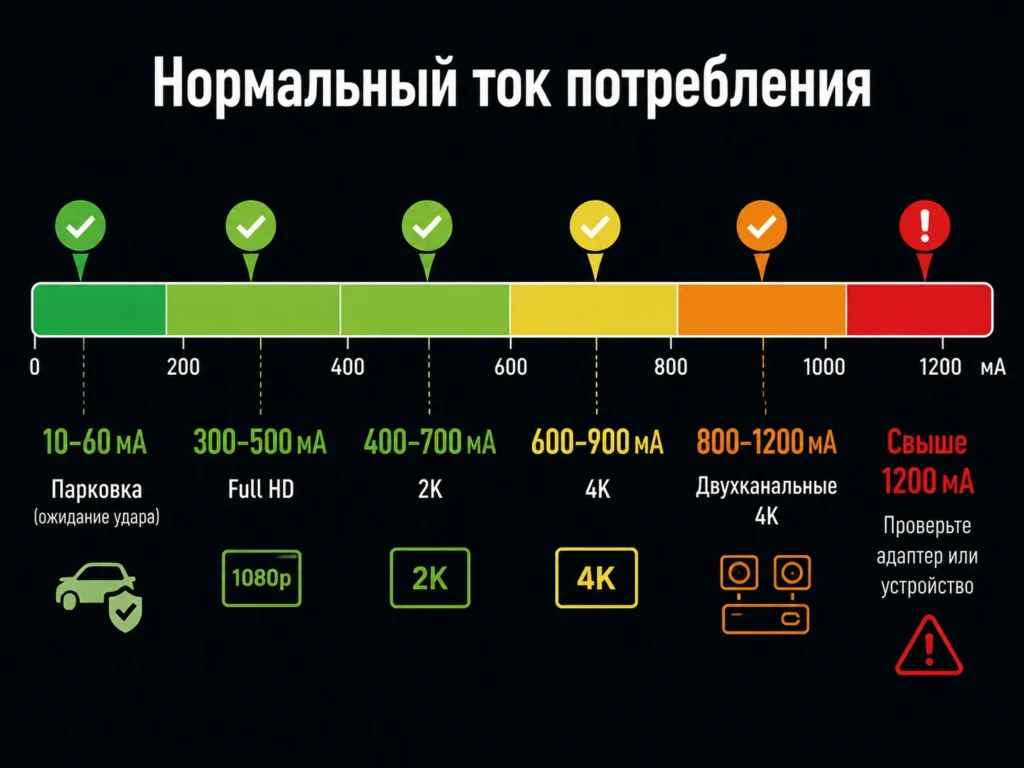 Нормальный ток потребления