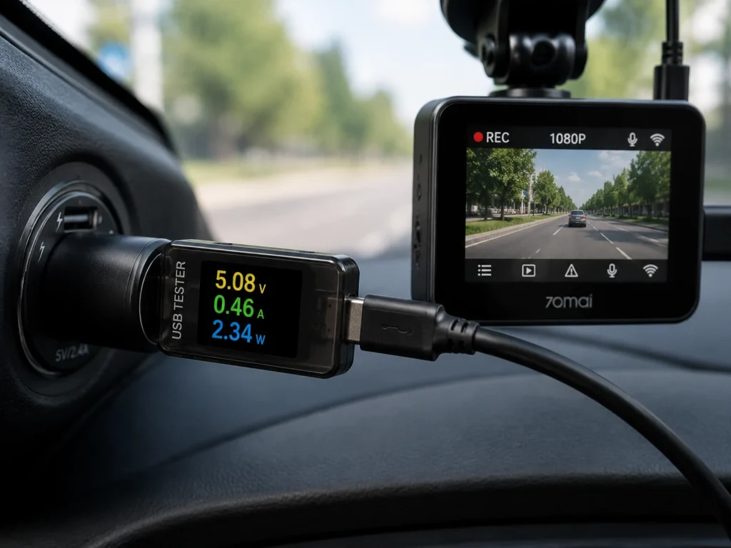 Измерение с помощью USB-тестера
