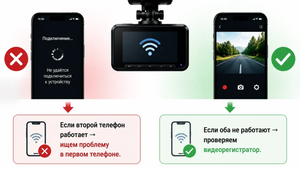 Проверка другим смартфоном