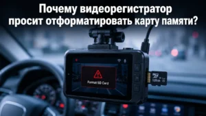 Почему видеорегистратор просит отформатировать карту памяти