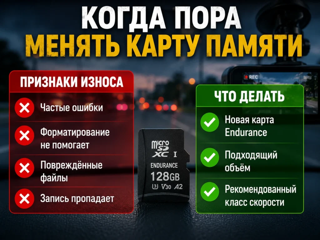 Когда пора менять карту