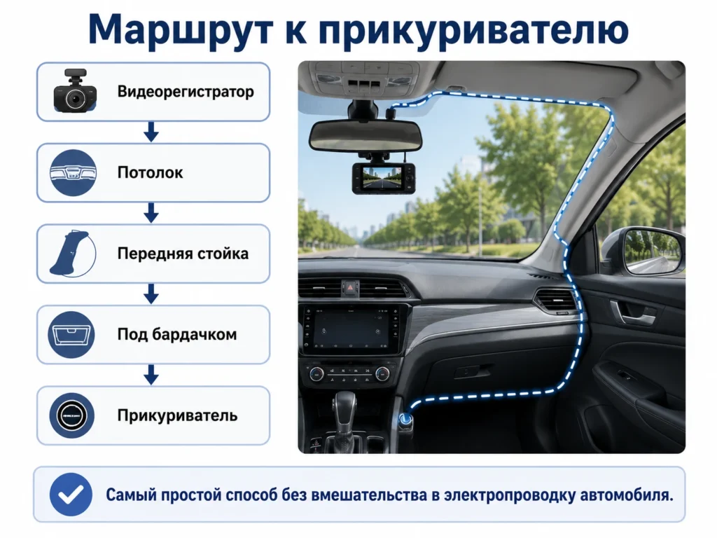 Маршрут к прикуривателю