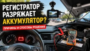 Почему видеорегистратор разряжает аккумулятор: причины и решения