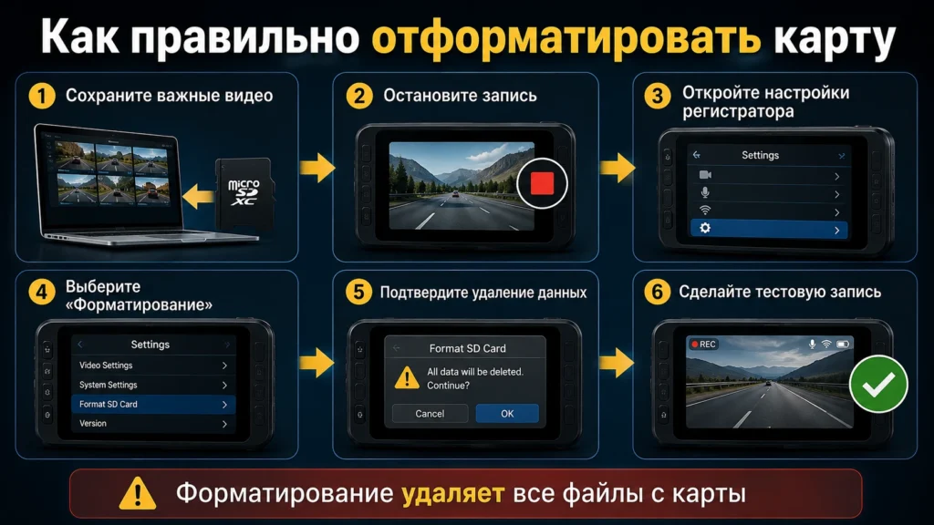 Как правильно отформатировать карту