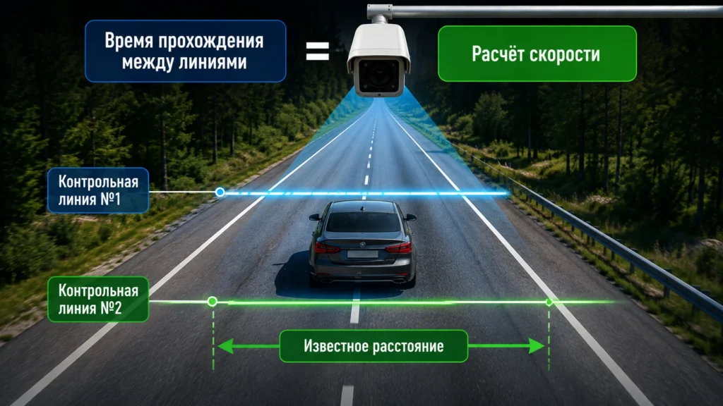 Как видеоаналитика вычисляет скорость
