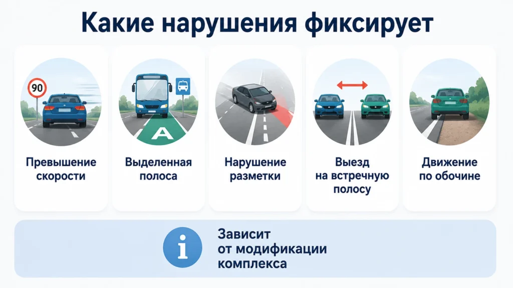 Какие нарушения фиксирует