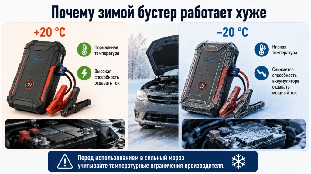 Работа на морозе
