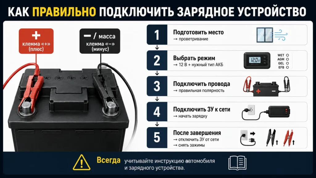 Правильное подключение